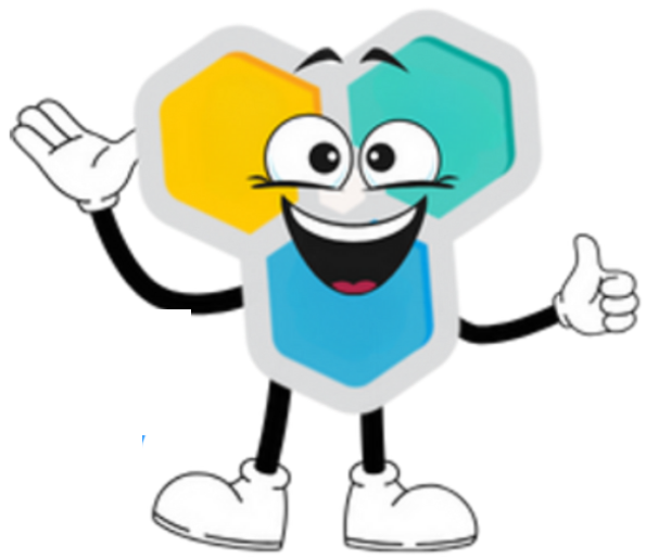 Kidzo, the Kidz Economy mascot, waving